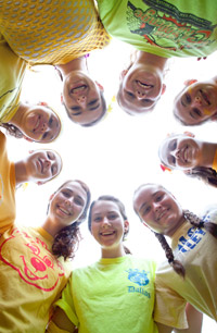 Happy girls at Camp Greystone