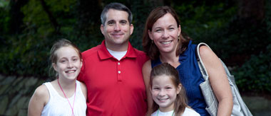 Family visits put smiles on everyone's face